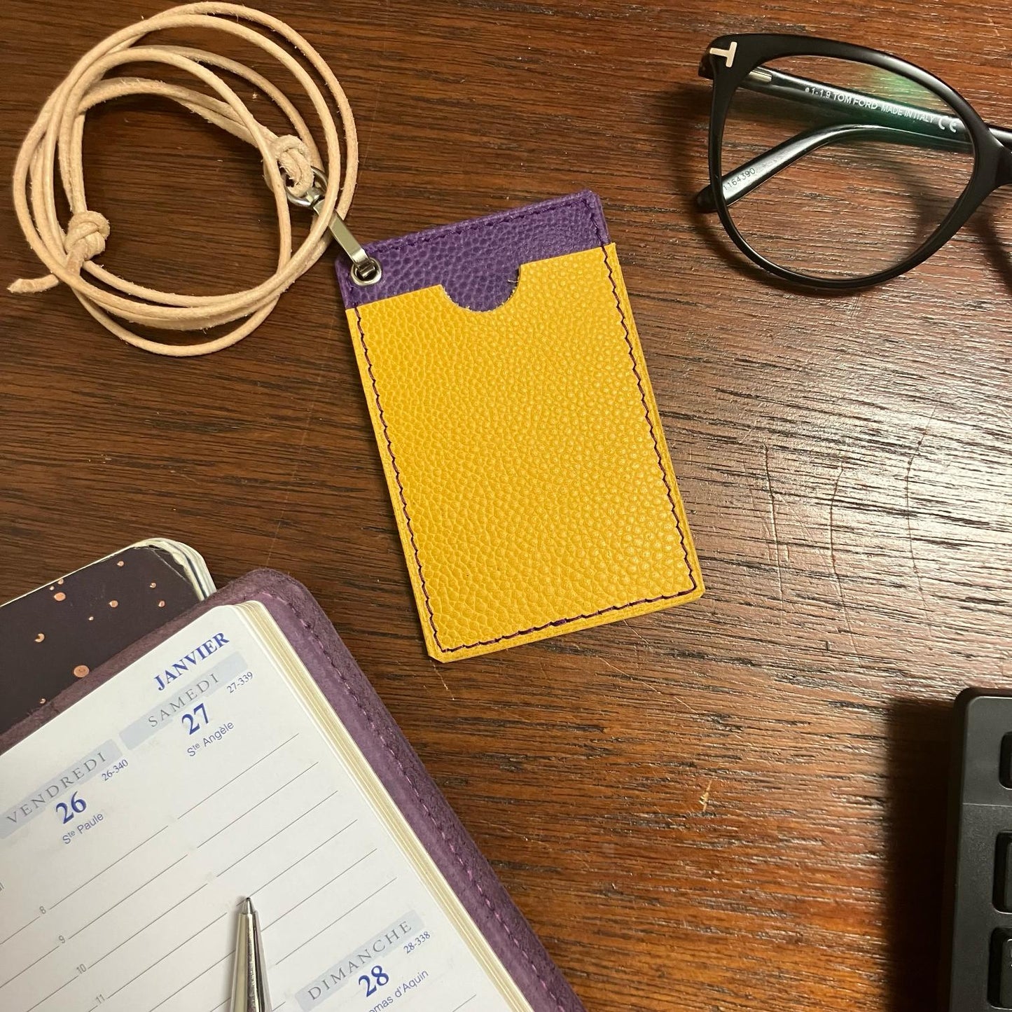 "Ambroise" badge holder